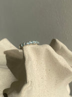 Medio cintillo Aguamarina