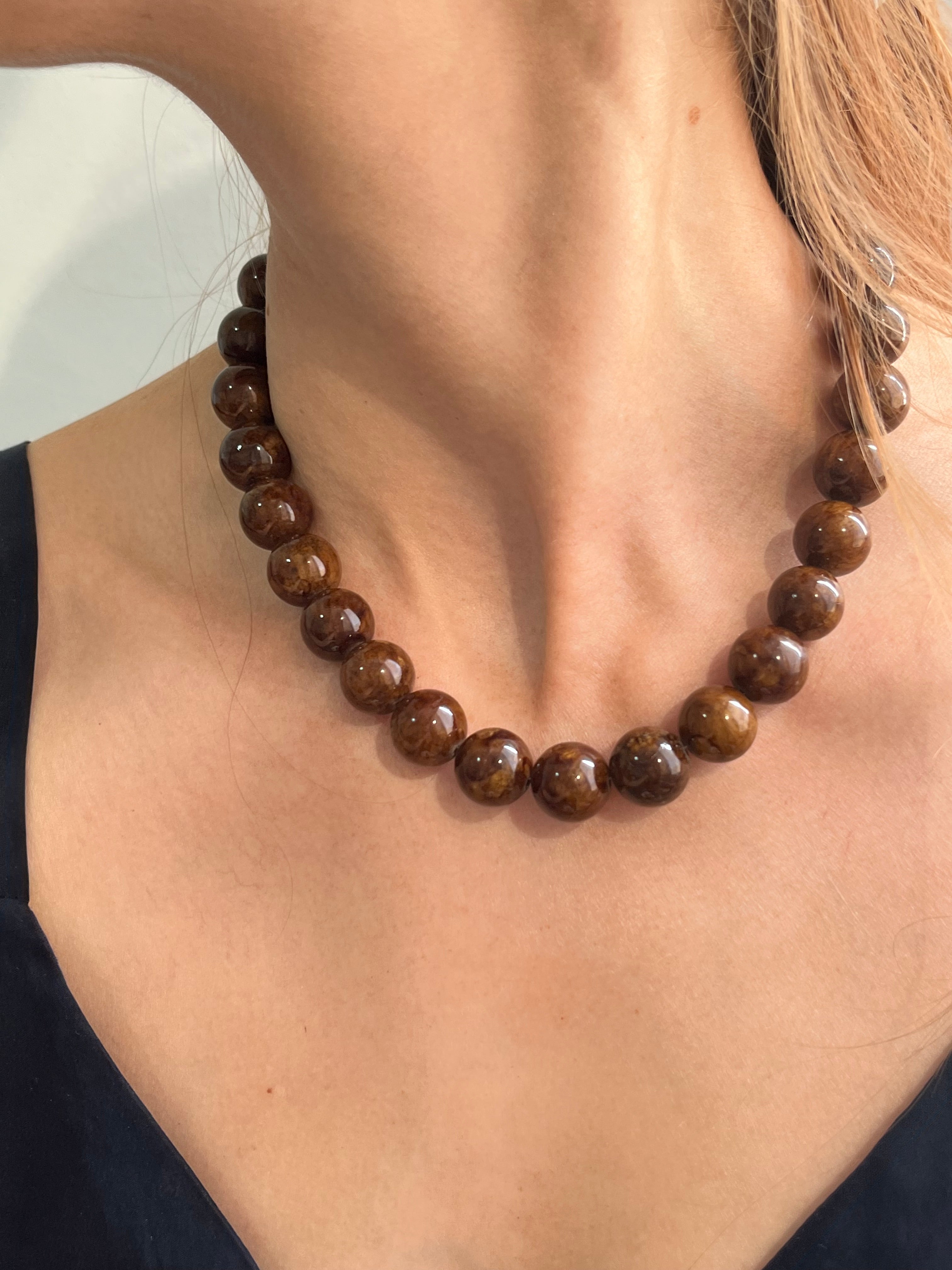 Collar cuentas grandes